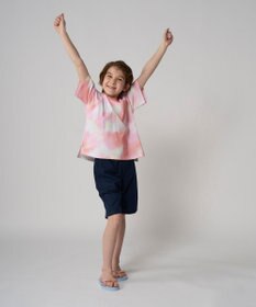 OP／FILA 【RUSTY】ニコちゃん×タイダイ柄半袖Tシャツ