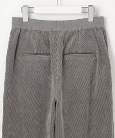 自由区 【洗える】ソフトコーデュロイワイド パンツ