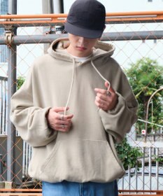 WEGO アシッドウォッシュバルーンパーカー