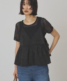 AMERICAN HOLIC レザーライクビスチェ