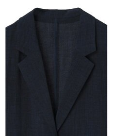 earth music&ecology リネンライク５分袖ジャケット