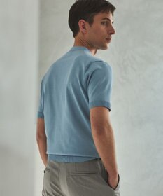 GOTAIRIKU 綿とポリのいいとこどり【洗濯機可】テーラード DRESS BIZ ニットTシャツ