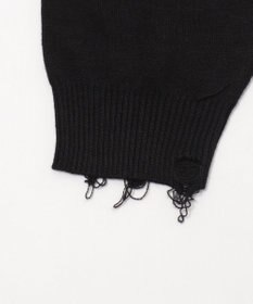 WEGO 【ユニセックス着用ITEM】ダメージジャガードカーディガン