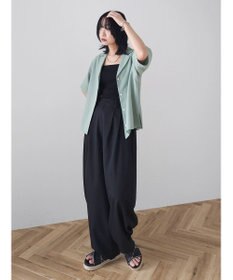 Green Parks 接触冷感　開襟シャツ