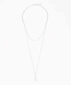 ANY ティアドロップ２連ネックレス