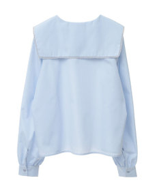 earth music&ecology 配色ピコレースブラウス