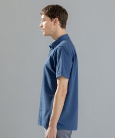 JOSEPH HOMME コンパクトサッカージャージー　レギュラーカラー半袖シャツ