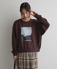 CRAFT STANDARD BOUTIQUE フォトプリントダンボールプルオーバー