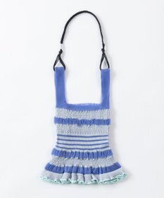 TRICOTE シースルー×マクラメ編 ショルダーバッグ