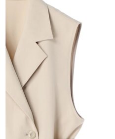 earth music&ecology サイドプリーツジレンチ