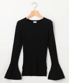 組曲 【WEB限定】ELENAフレアスリーブ リブニット