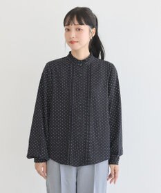 earth music&ecology フリルピンタックブラウス