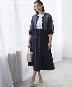 WEB限定】コンビネーションワンピース / 組曲 L | ファッション通販