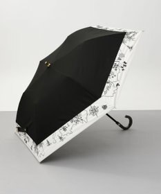 AURORA Beaurance （ビューランス） 切継ぎ刺繍晴雨兼用パラソル（2段折り畳み・トップフラット）