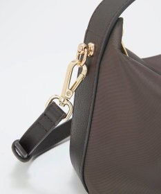 TOPKAPI 【TREASURE TOPKAPI】ナイロン レザーコンビ ハンドルオープン ミニ ショルダーバッグ