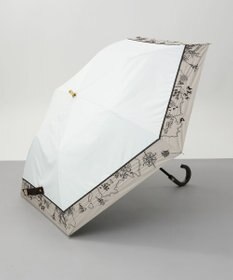 AURORA Beaurance （ビューランス） 切継ぎ刺繍晴雨兼用パラソル（2段折り畳み・トップフラット）