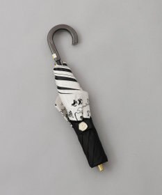 AURORA Beaurance （ビューランス） 切継ぎ刺繍晴雨兼用パラソル（2段折り畳み・トップフラット）