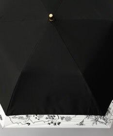 AURORA Beaurance （ビューランス） 切継ぎ刺繍晴雨兼用パラソル（2段折り畳み・トップフラット）