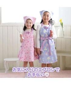 マザーガーデン ユニコーン エプロン & 三角巾 セット 130cm~150ｃｍ, 紫, 衣類130