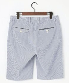 JOSEPH ABBOUD 【ウエストも伸びる！/2WAYストレッチ/清涼】クールサッカー ショーツ