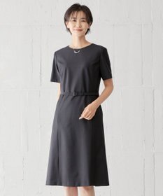 J.PRESS LADIES BAHARIYE SOLID フレアー ワンピース