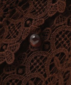 earth music&ecology 【2WAY】レーストリムシアーニットカーディガン