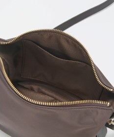 TOPKAPI 【TREASURE TOPKAPI】ナイロン レザーコンビ ハンドルオープン ミニ ショルダーバッグ