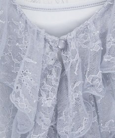 earth music&ecology ＳＥＴ２点ラッフルレースブラウス＋キャミソール