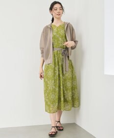 自由区 S 【カタログ掲載】ロータスタイルプリント ワンピース