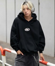 WEGO 【ユニセックス着用ITEM/裏起毛】バルーンクロップドグラフィックプルパーカー