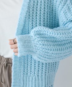 CRAFT STANDARD BOUTIQUE 洗える/フリンジニットカーディガン