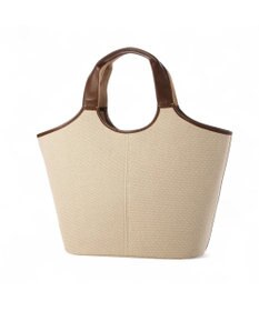 UNBILLION VERYコラボ ペルケ perche / キャンバス×牛革コンビトートバッグ