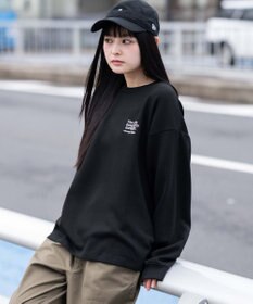 WEGO 【ユニセックス着用ITEM/MLサイズ展開】ガールプリントT（LS）