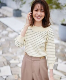 パフスリーブニット 洗える】パフスリーブ ニット / any SiS | ファッション通販