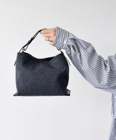 INTER-CHAUSSURES 【LORISTELLA】レザーハンドルキャンバスバッグ