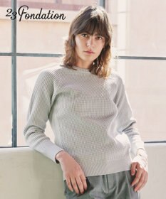 23区GOLF 【23Fondation/WOMEN】ワッフル ニット