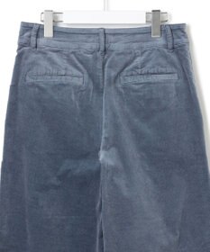 23区 【洗える】23区DENIM ベルベットストレッチ ワイドパンツ