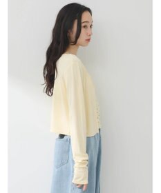 earth music&ecology ＳＥＴ２点カーディガン＋フラワーキャミ