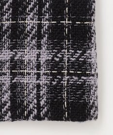 ANY SIS ファジーチェック ミニスカート