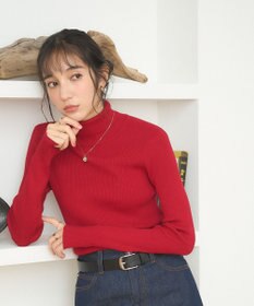 WEGO 【手洗い可】タートルネックニット