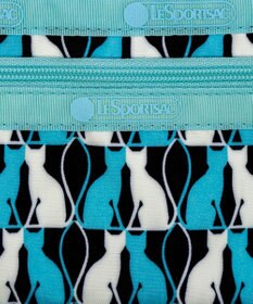 LeSportsac 3ZIP COSMETIC/ミラーリングキャッツ