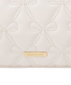 Maison de FLEUR スカーフ付きリボンキルティング2Wayボストン