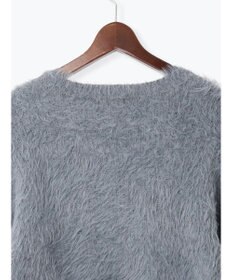 Te chichi シャギーヤーンロングスリーブニット