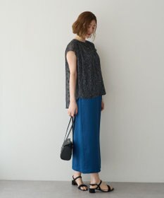 YECCA VECCA シアードット柄ブラウス