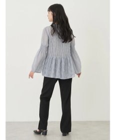 earth music&ecology ジャガードシャーリングプルオーバー