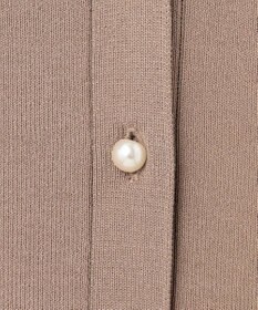 ANY 【洗濯機可】パールポイントフレンチスリーブニット