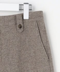 J.PRESS LADIES シルクネップツイード クロップド パンツ