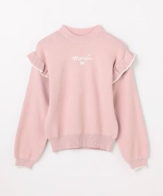 ANY KIDS 肩フリル しあわせタッチニット