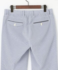 JOSEPH ABBOUD 【ウエストも伸びる！/2WAYストレッチ/清涼】クールサッカー ショーツ