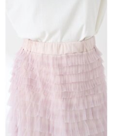 earth music&ecology ティアードフリルチュールスカート